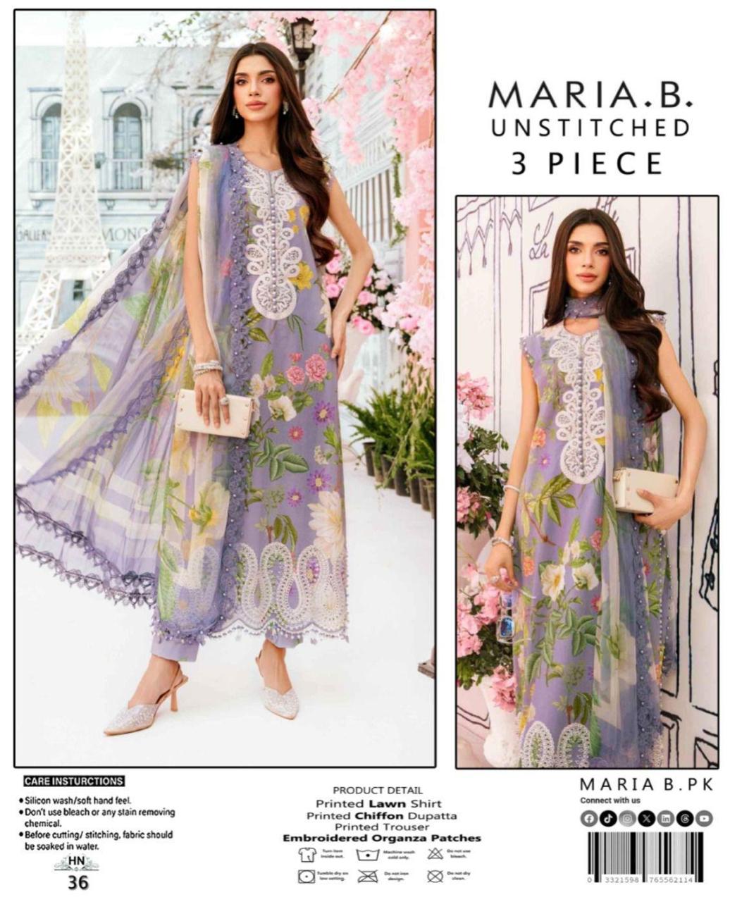 BRAND NEW 3PC DIGITAL PRINTED EMBROIDERY ALLOVER COLLECTION