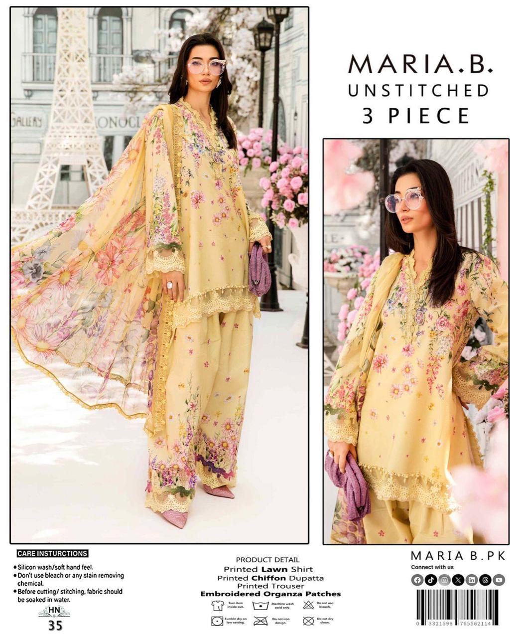 BRAND NEW 3PC DIGITAL PRINTED EMBROIDERY ALLOVER COLLECTION