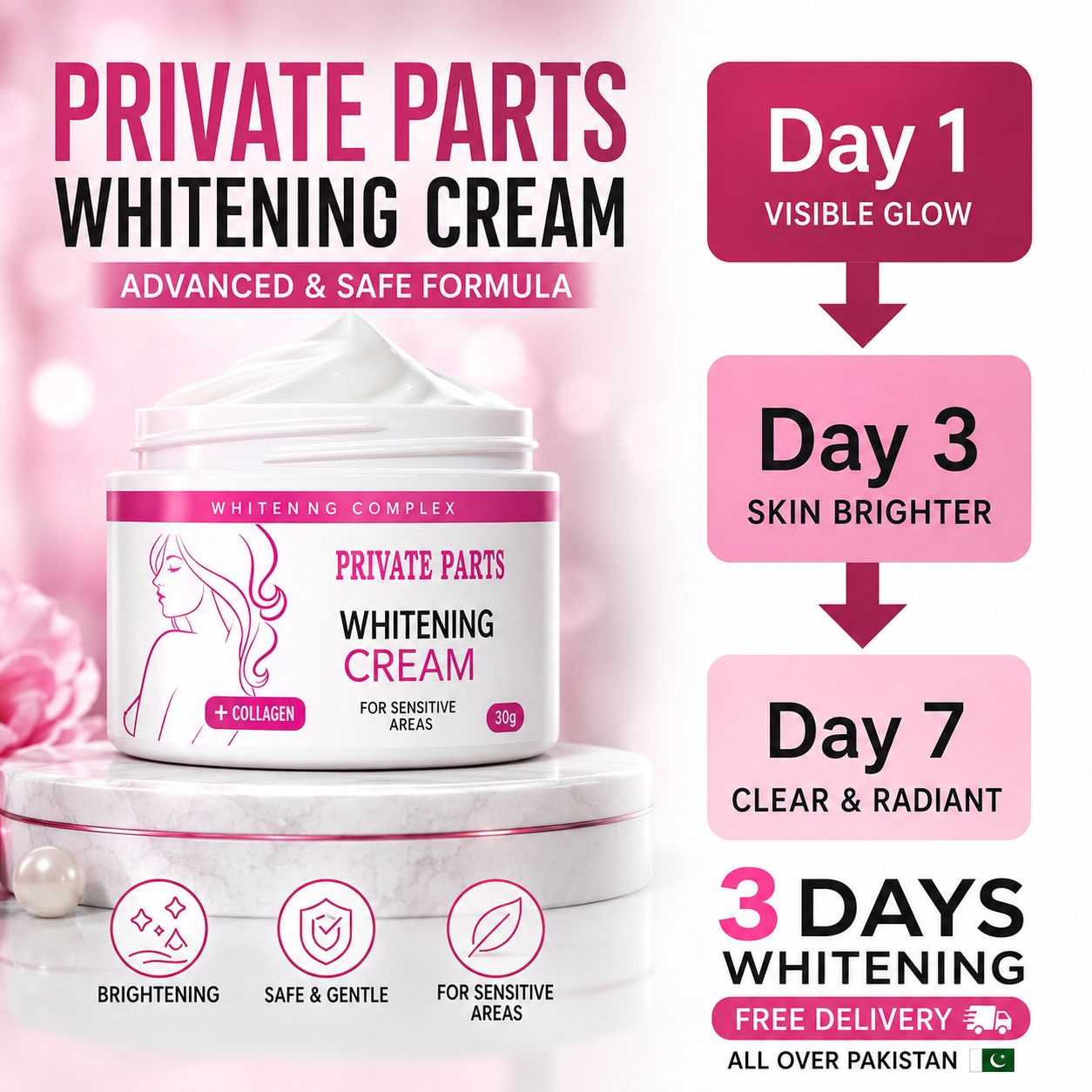 Pr*vate-s Part-s White-ning Cream